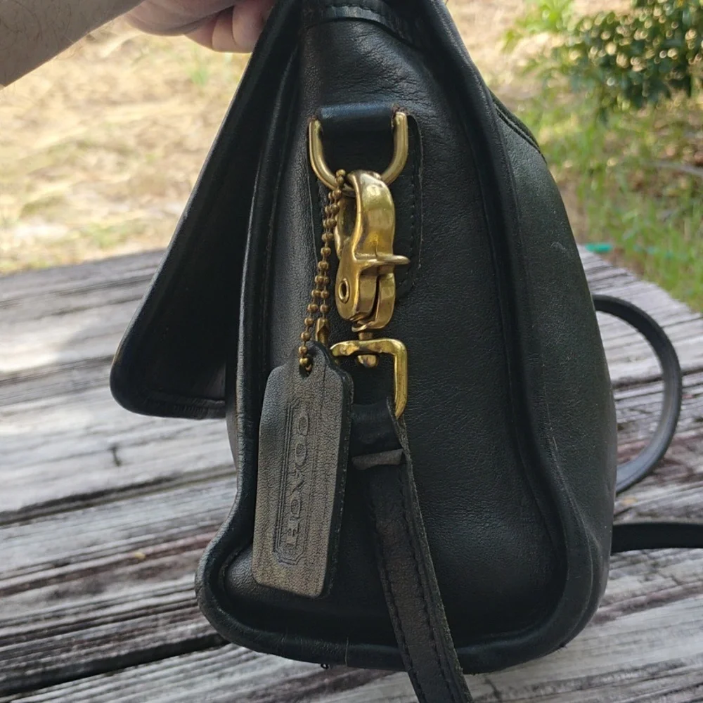 šCOACH Vintage Court Bag Forever Legacy Collection Glove Leather Handbag - Picture 7 of 16